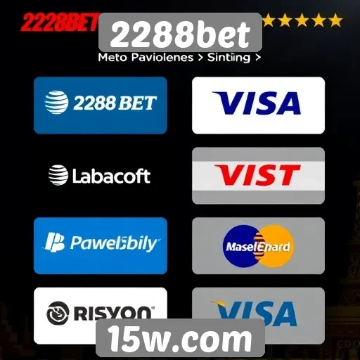 Métodos de pagamento disponíveis no 2288bet